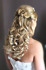 Silky Blonde Locks wedding hairstyle