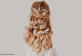 Artistic Mix for girls wedding hairstyle
